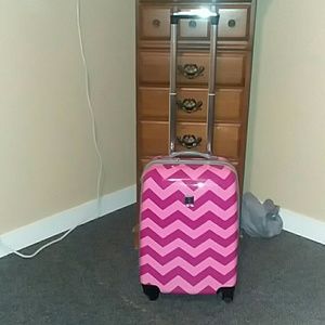 Pink luggage!